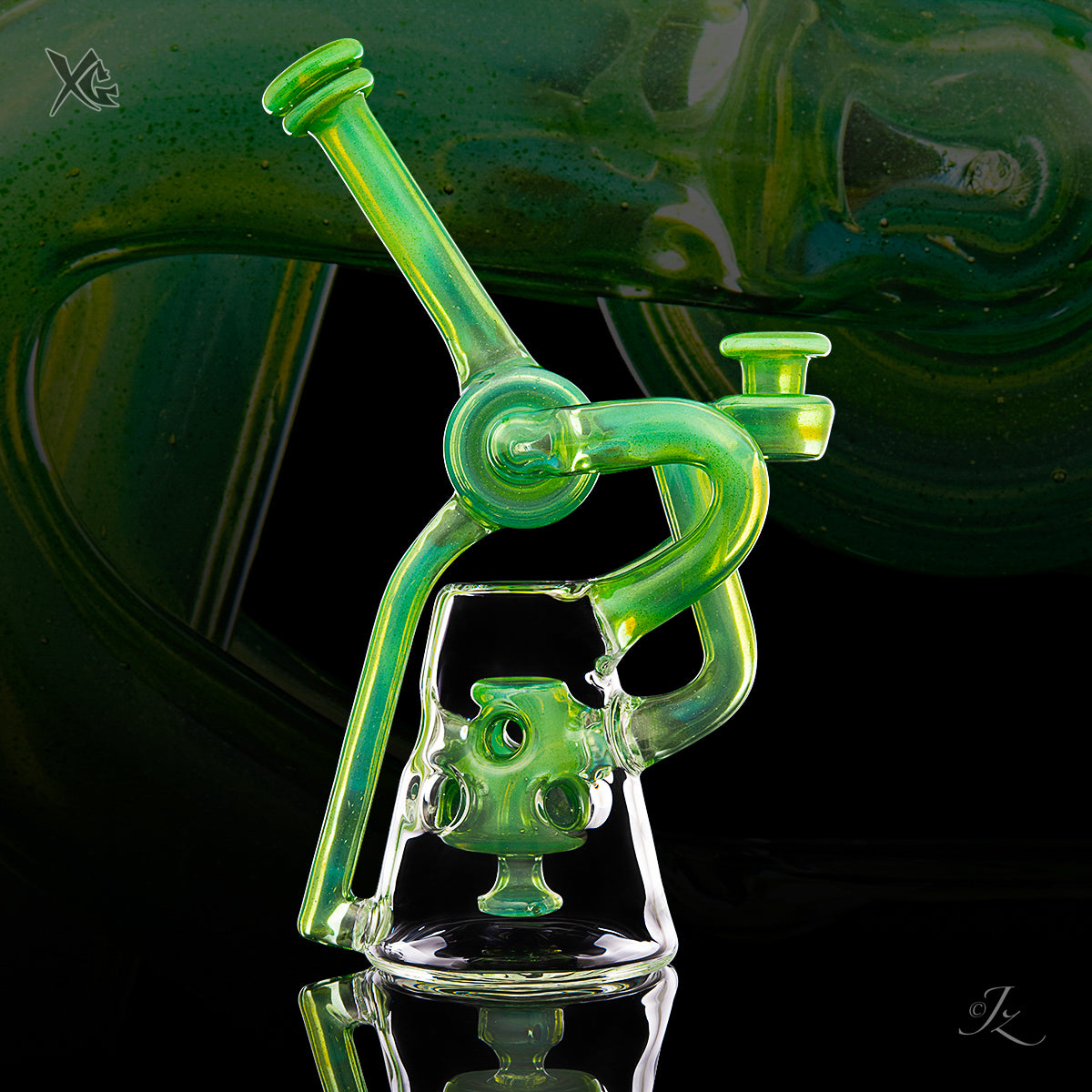 Fab Guzzler- Red Tail Glass