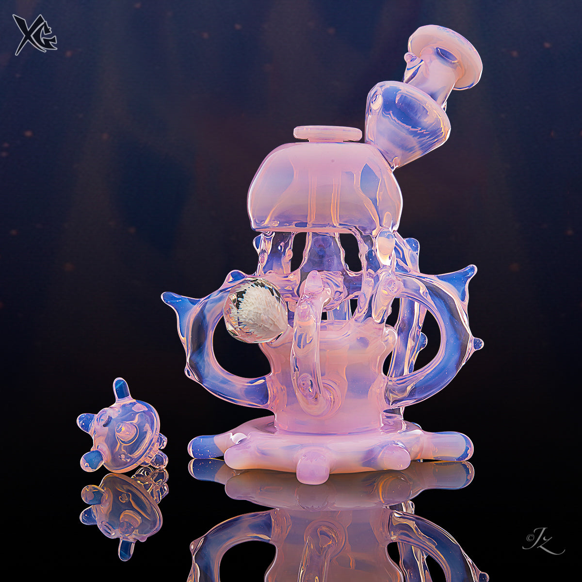Quad Dripper Recycler - 23 Glass