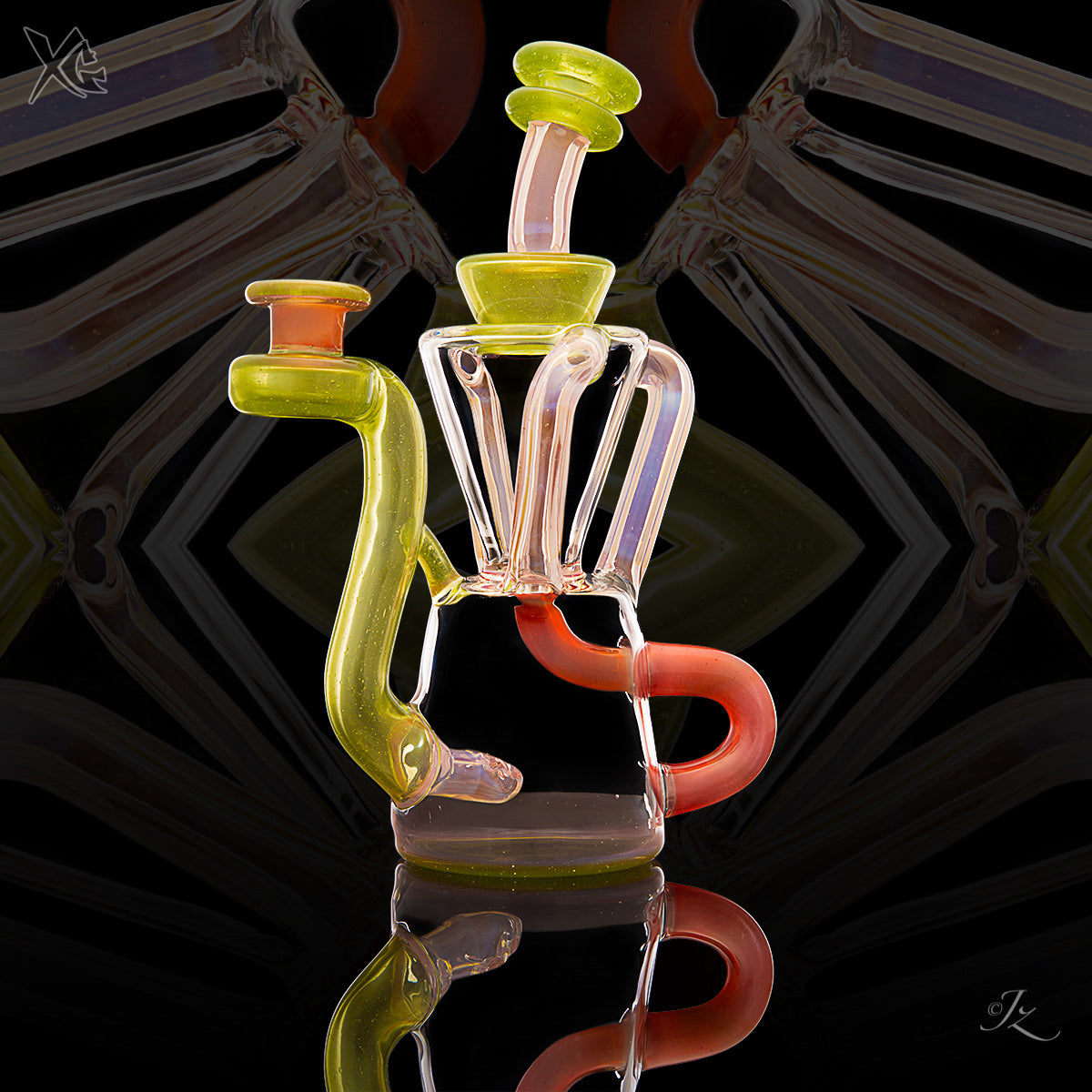 Triple Recycler - Heart and Mind Glass