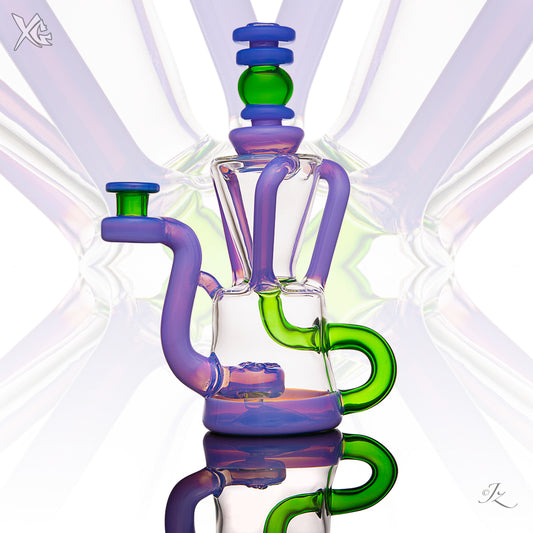 Triple Recycler - Heart and Mind Glass