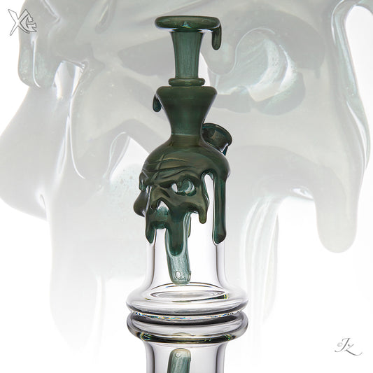 Grime Glass - Dripper Skull Tube