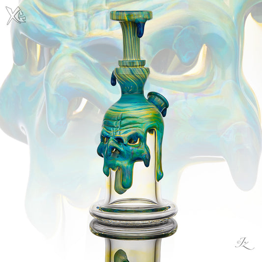 Grime Glass - Dripper Skull Tube