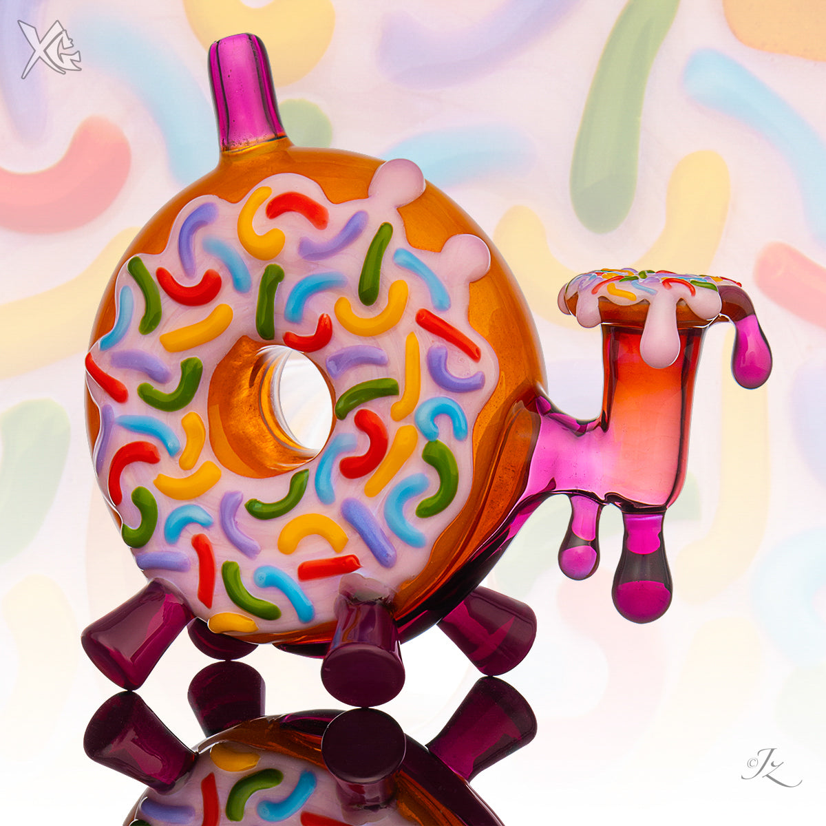 Donut - Jambear Glass