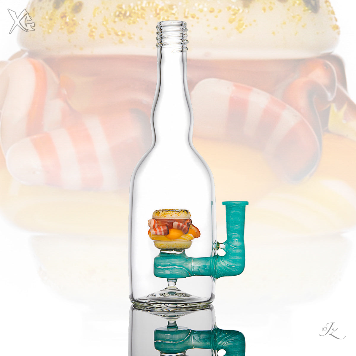 Burger Bottle - Rosburg Glass