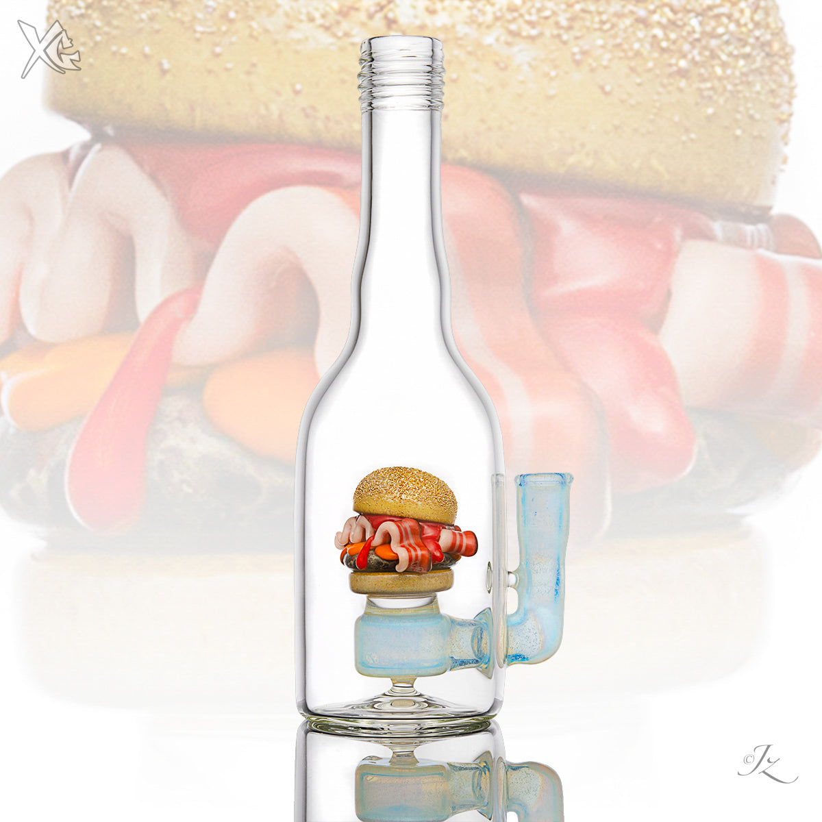 Burger Bottle - Rosburg Glass